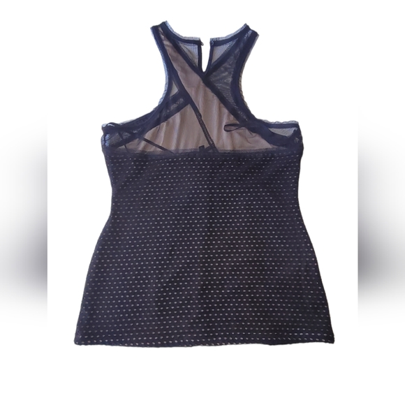 NWT BCBGMaxAzaria Katlin Mesh Tank Top BCBG - Picture 8 of 12